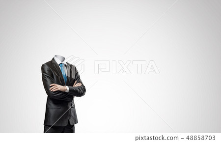 Businessman without head Businessman without head 48858703