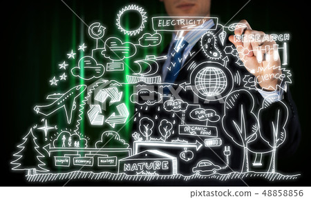 Drawing environmental concept 48858856