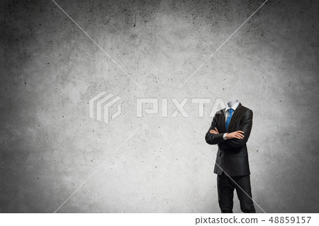 Businessman without head Businessman without head 48859157
