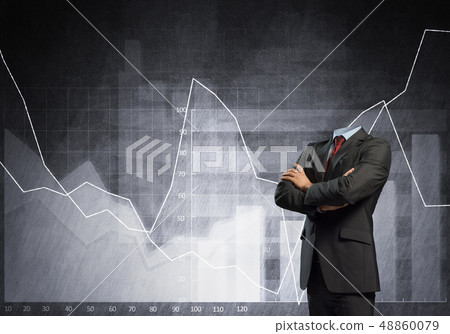 Businessman without head 48860079