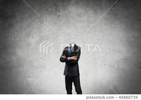 Businessman without head Businessman without head 48860739