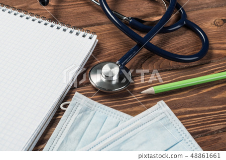 Workplace of a doctor 48861661