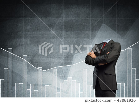 Businessman without head 48861920