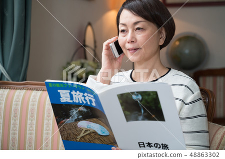 Travel, women, travel magazines (fictional magazines) Travel, women, travel magazines (fictional magazines) 48863302