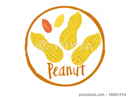 peanut brush lettering 48863359