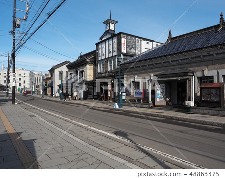 Retro Street Corner / Otaru Kojimachi Street 48863375
