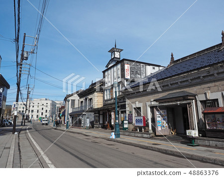 Retro Street Corner / Otaru Kojimachi Street 48863376