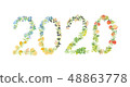 2020 Olympics (Ocean color flower character) 48863778
