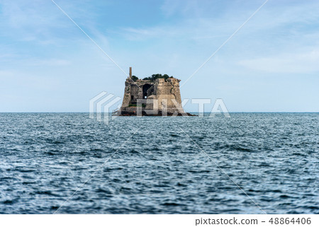 Scola Tower in the sea - Gulf of La Spezia Italy Scola Tower in the sea - Gulf of La Spezia Italy 48864406