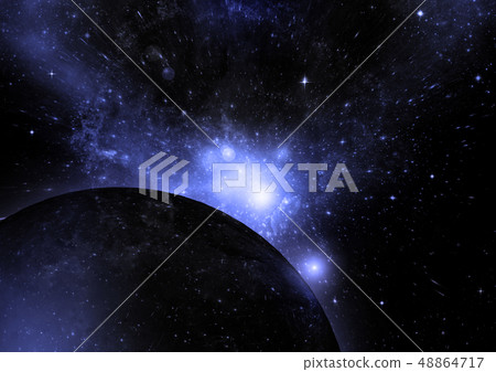 galaxy in a free space 48864717