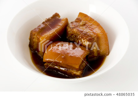 沖繩筏子（煮熟的五花肉）的當地美食 48865035