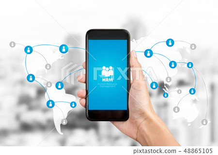Human resource management or HRM application on 48865105