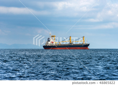 Cargo Ship - Gulf of La Spezia Liguria Italy 48865822
