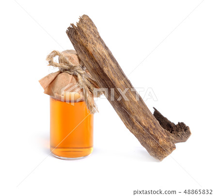 Agarwood, also called aloeswood oudh. With Agarwood, also called aloeswood oudh. With 48865832