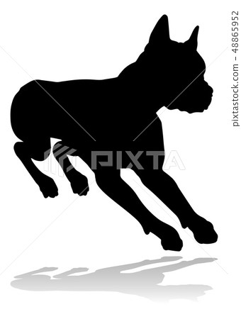 Dog Silhouette Pet Animal Dog Silhouette Pet Animal 48865952