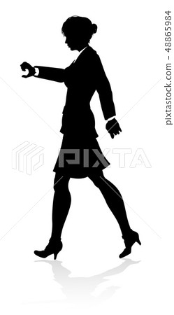 Business Person Silhouette 48865984