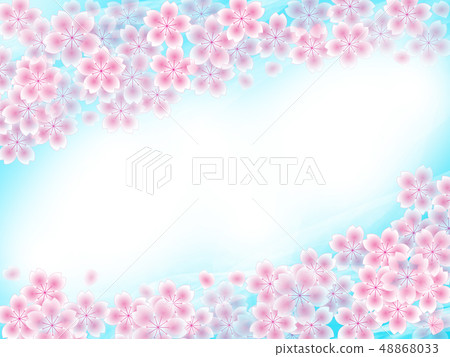 Cherry petals 48868033