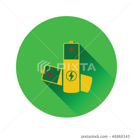 Electric battery icon 48868143