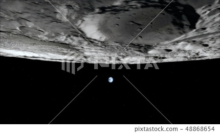 Moon surface.High quality, resolution, 4k. This image elements furnished by nasa. Moon surface.High quality, resolution, 4k. This image elements furnished by nasa. 48868654