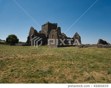 The ruin of the Hore Abbey in Ireland at Cashel The ruin of the Hore Abbey in Ireland at Cashel 48868839