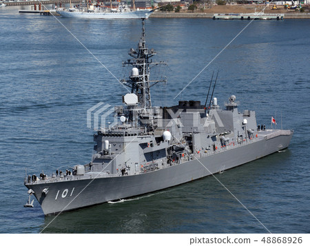 Defense vessel "Murasame" leaving Harumi Pier 2019/3/14 Defense vessel "Murasame" leaving Harumi Pier 2019/3/14 48868926