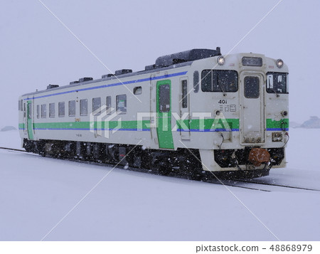 From New Totsugawa to run on the snowy Sorachi Road Kiha 40 From New Totsugawa to run on the snowy Sorachi Road Kiha 40 48868979