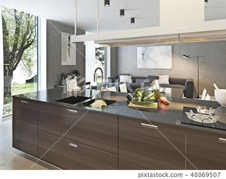 Kitchen contemporary style Kitchen contemporary style 48869507