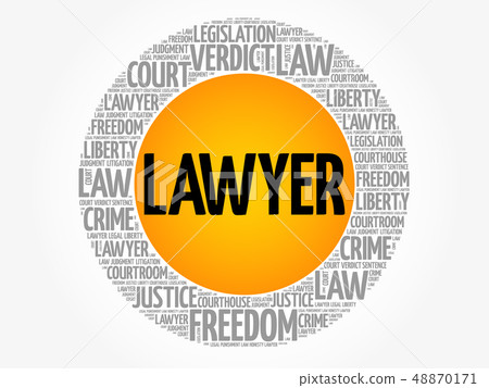 Lawyer word cloud collage Lawyer word cloud collage 48870171
