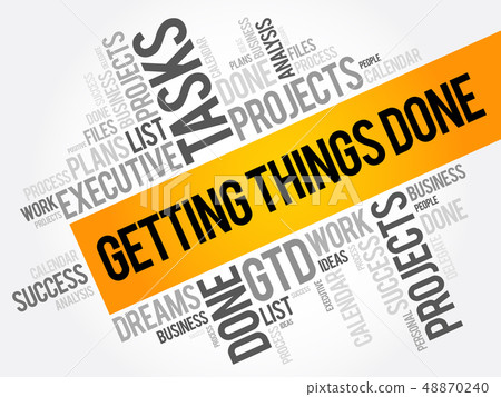 Getting Things Done Word Cloud 48870240