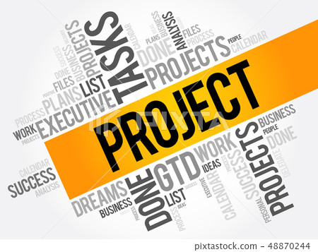 PROJECT word cloud collage 48870244
