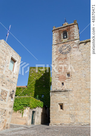 Church of San Mateo in Caceres (Spain) Church of San Mateo in Caceres (Spain) 48870471