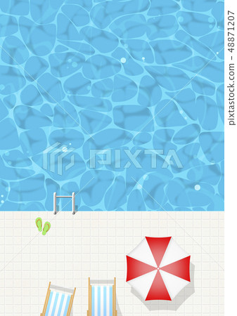 Pool-summer-tile-poolside-vacation-parasol 48871207