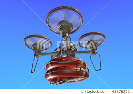 Rescue drone (with a ring) 48876231