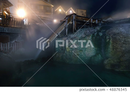 Late night Kusatsu Onsen hot spring Late night Kusatsu Onsen hot spring 48876345