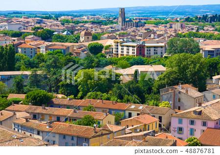 carcassonne, town, aerial 48876781