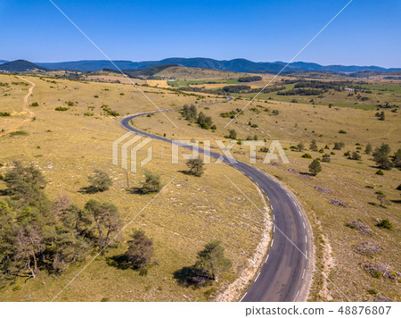 Sealed road Cevennes 48876807