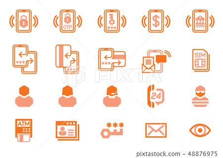 Internet banking via smartphone to safely. Internet banking via smartphone to safely. 48876975