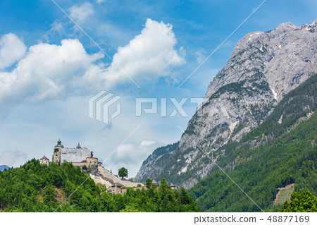 Alps Hohenwerfen Castle, Austria Alps Hohenwerfen Castle, Austria 48877169