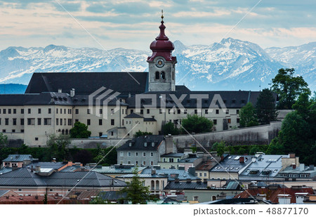 Evening summer Salzburg Nonnberg Abbey 48877170