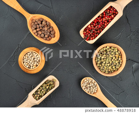 Mixtures of different peppers Mixtures of different peppers 48878918