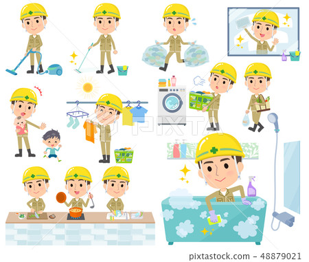 work clothes, gents, male 48879021