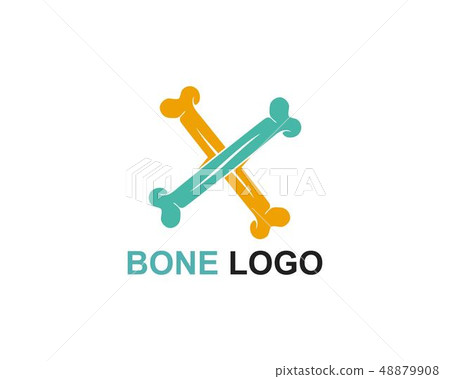 Bone logo vector template vector Bone logo vector template vector 48879908