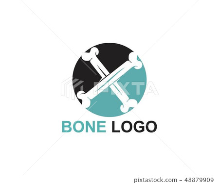 Bone logo vector template vector 48879909