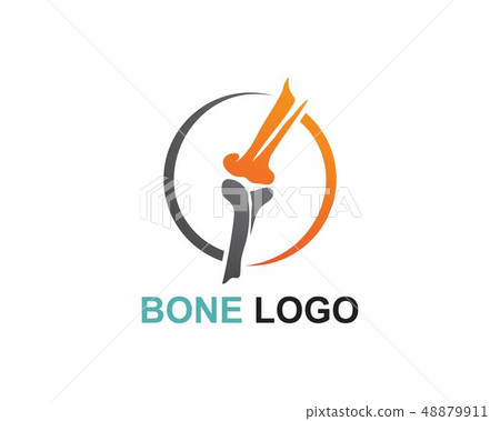 Bone logo vector template vector 48879911