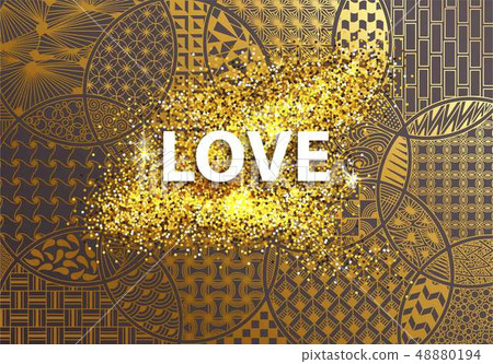 Happy Valentine s Day zentangl pattern shapes Happy Valentine s Day zentangl pattern shapes 48880194