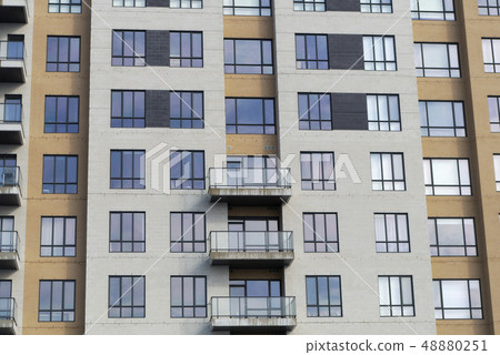 modern residential building apartment condo town  48880251