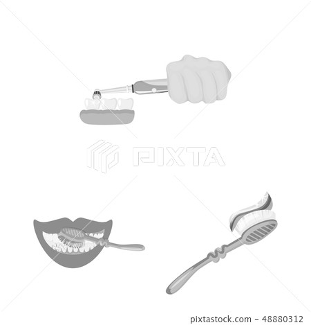 toothpaste and brush