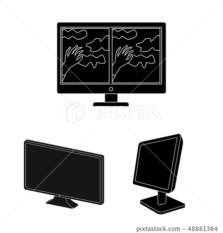 Vector design of screen and computer icon.... - Stock Illustration ...