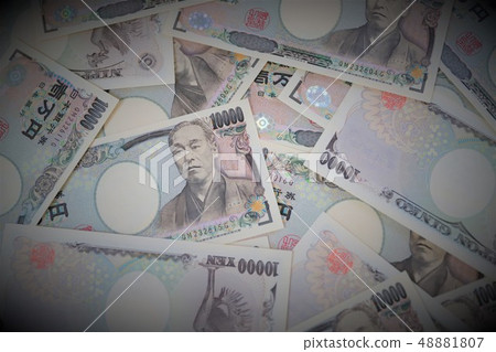 日本錢(1萬日元紙幣) 日本錢(1萬日元紙幣) 48881807