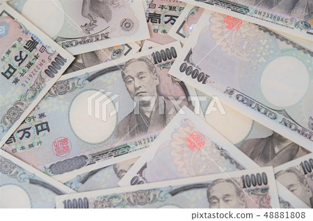 日本錢(1萬日元紙幣) 日本錢(1萬日元紙幣) 48881808
